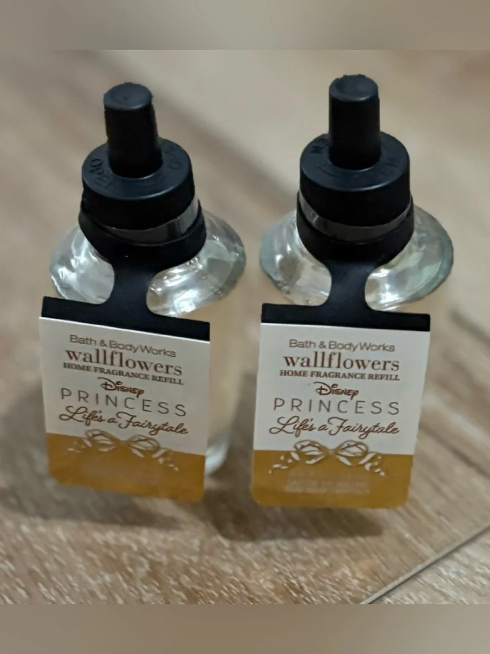 2 - BATH & BODY WORKS DISNEY PRINCESS LIFE'S A FAIRYTALE WALLFLOWER REFILL BULBS